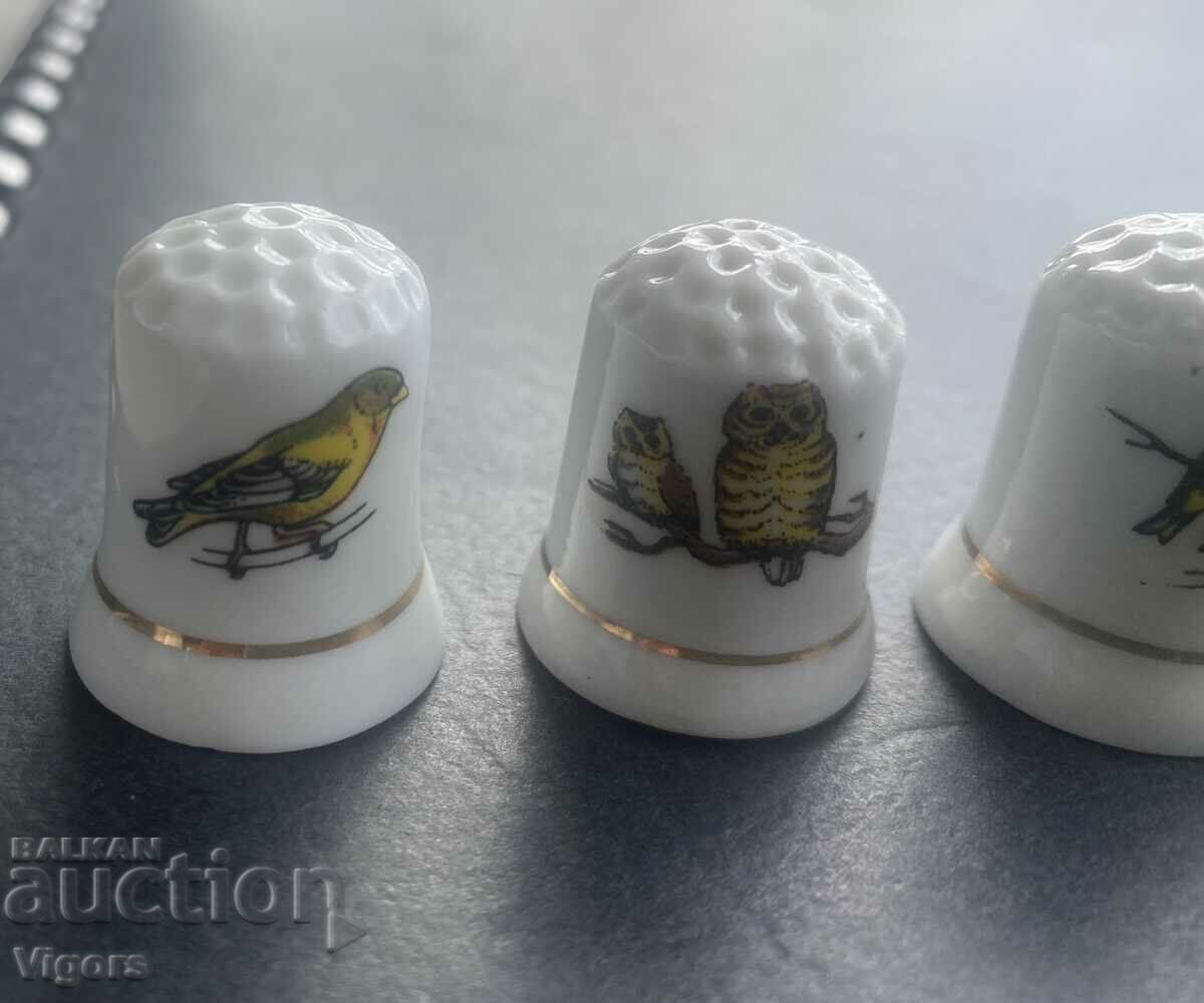 Porcelain thimbles - collectible /birds/-7 pcs with price 22.50 BGN | € 11.50 Porcelain thimbles - collectible /birds/-7 pcs with price 22.50 BGN | € 11.50