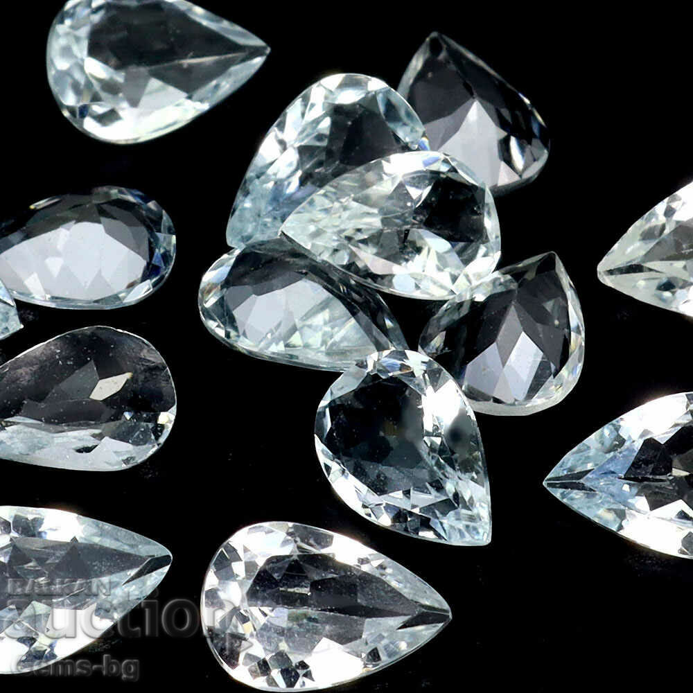 Aquamarine 6.5 x 5 mm with price 20.00 BGN | € 10.23 Aquamarine 6.5 x 5 mm with price 20.00 BGN | € 10.23