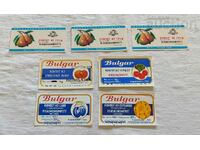 COMPOTE EXPORT BULGARCONSERVE LABEL 197.. LOT 7 PCS