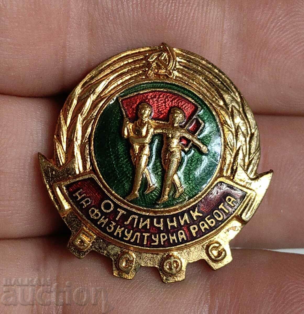 EXCELENȚĂ ÎN MUNCĂ FIZICĂ BADGE MEDALIA BADGE