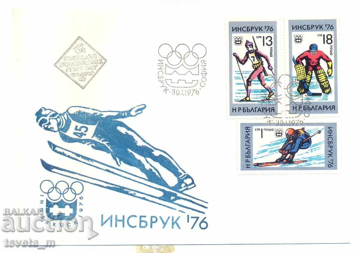 First day envelope Innsbruck 1976 XII Winter Olympic Games