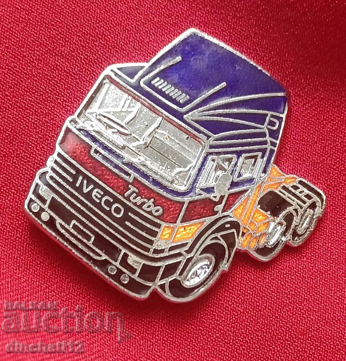 Badge. Truck Iveco IVECO TURBO Moto