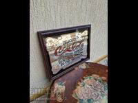 A lovely antique collectible Coca C advertising mirror