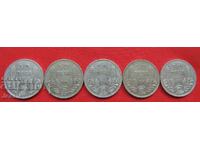 Lot 10 pieces x 50 BGN sample 500 - 1934