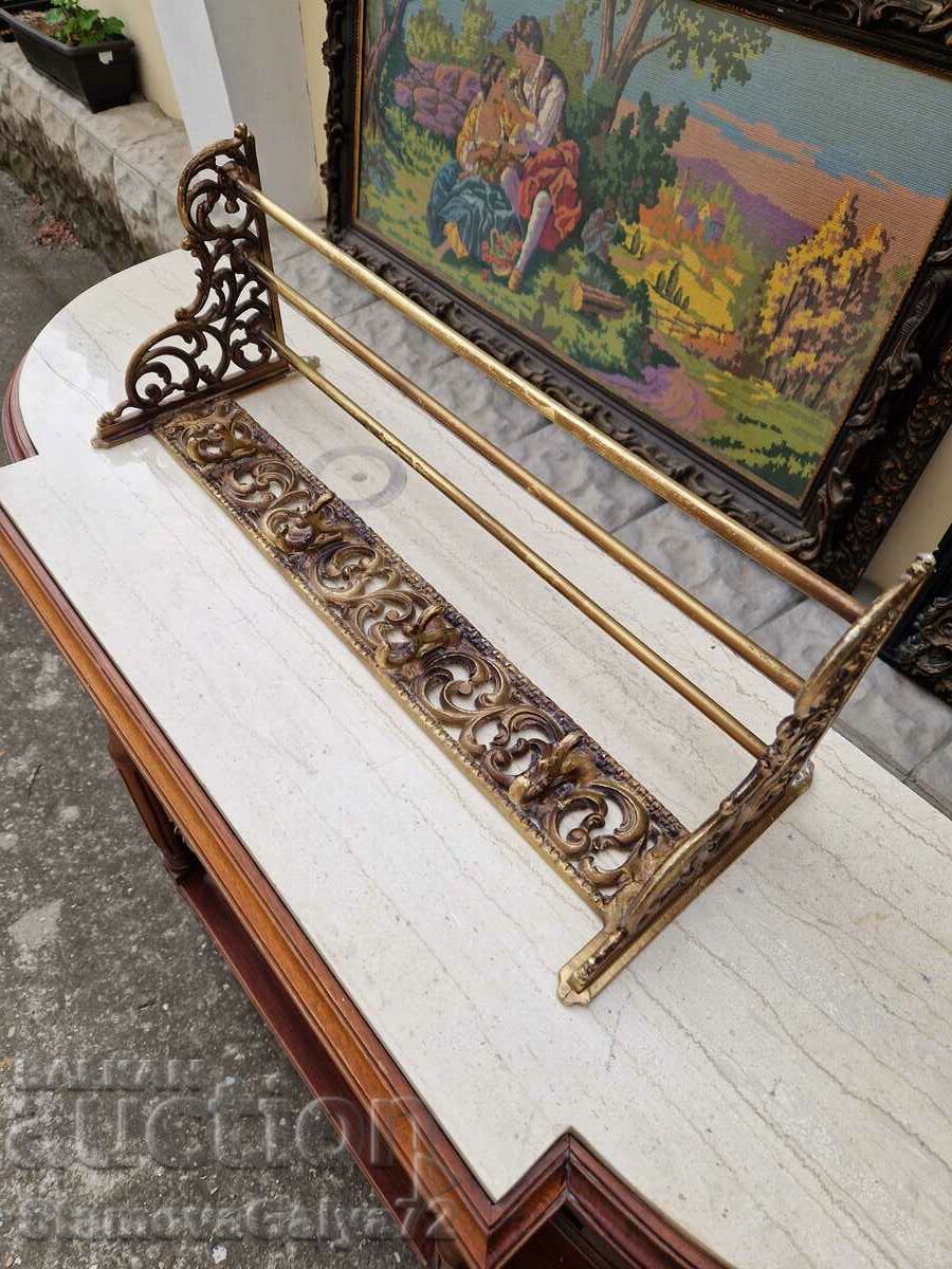 A wonderful antique metal hanger