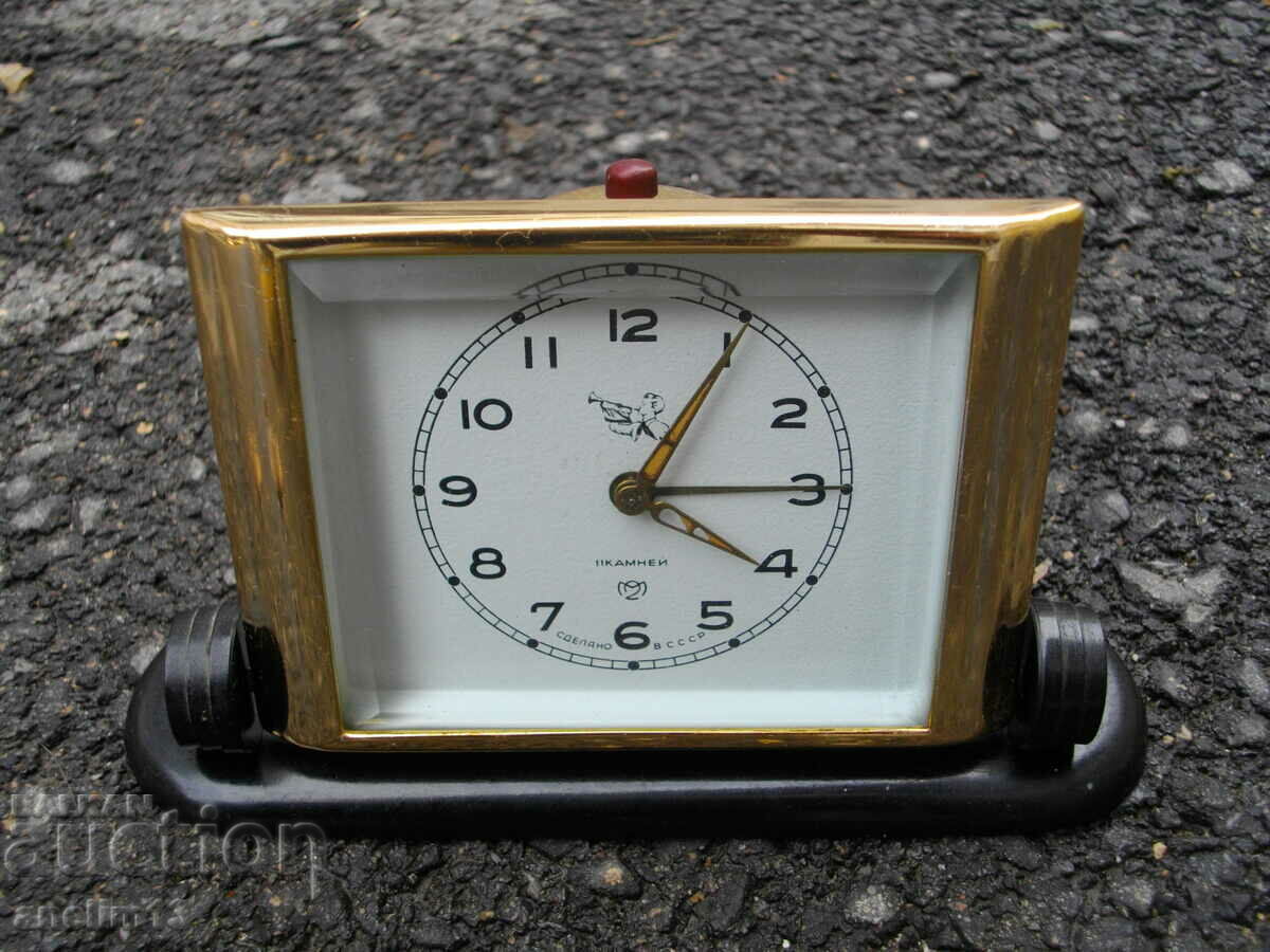 Auction  COLLECTIBLE ALARM CLOCK SLAVA PIONEER