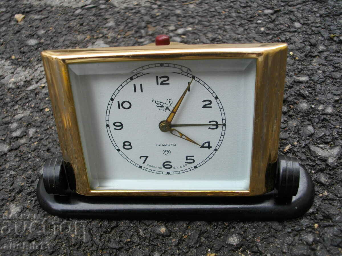 COLLECTIBLE ALARM CLOCK SLAVA PIONEER