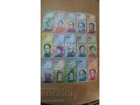 15 Bancnote Bolivar, Venezuela, Bancnote, UNC