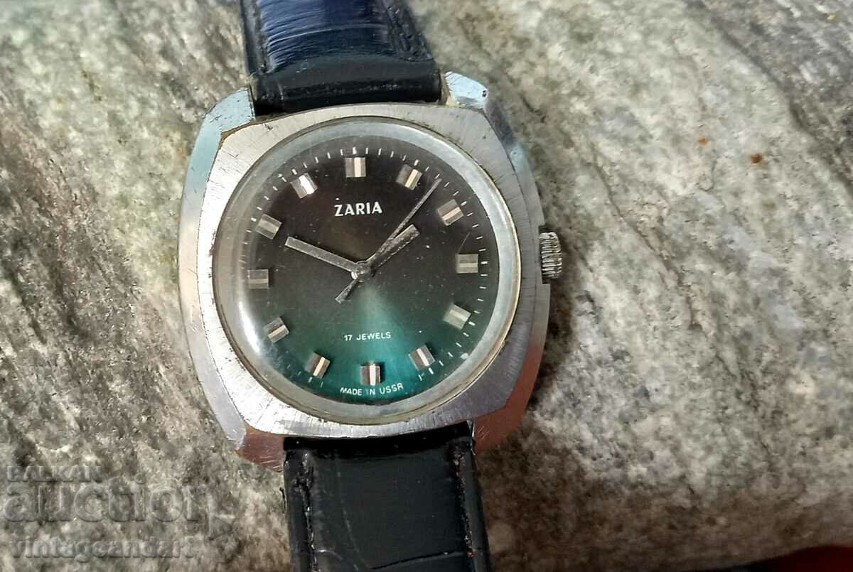 Zarya collector's watch, men's, works perfectly