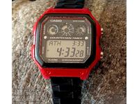 Casio watch, Casio chronograph, WR100m, works great