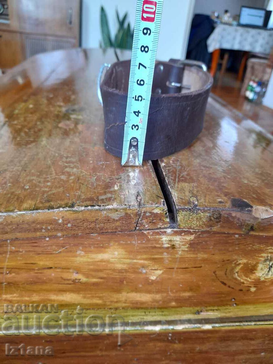 Παλιό δερμάτινο λουρί για κατοικίδια - 5