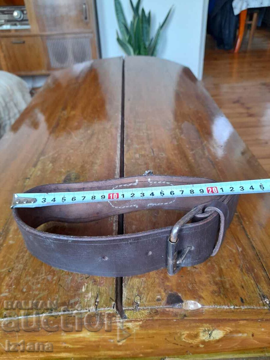 Παλιό δερμάτινο λουρί για κατοικίδια - 6