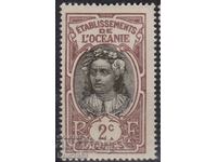 Γαλλική Ωκεανία-1913-Regular-Tahitianka,MLH