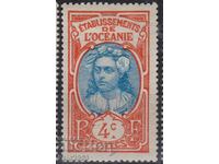 Γαλλική Ωκεανία-1913-Regular-Tahitianka,MLH