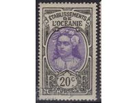 Γαλλική Ωκεανία-1913-Regular-Tahitianka,MLH