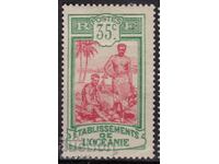 French Oceania-1913-Regular-Tahitani,MLH