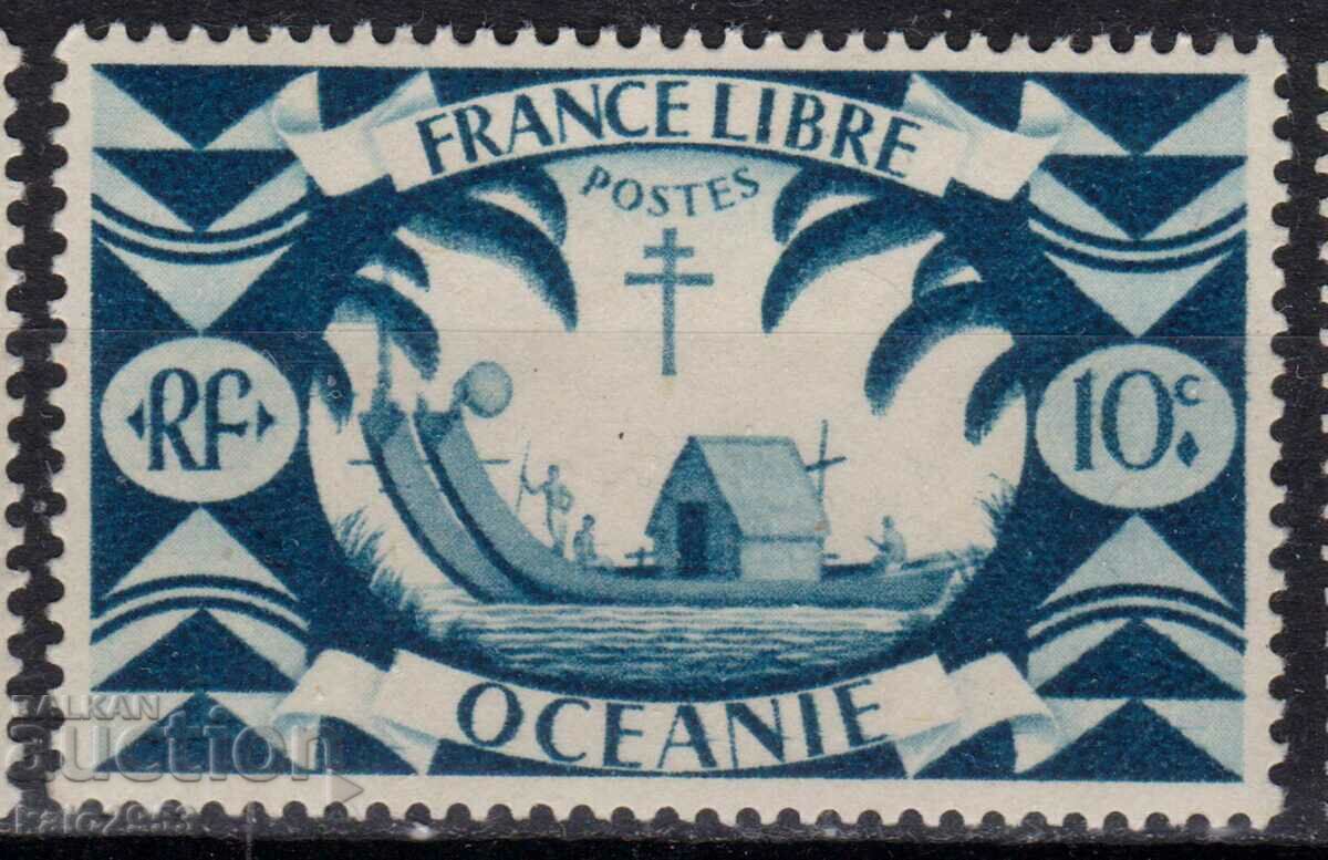 French Oceania-1942-2nd WW-of "Free France", MLH