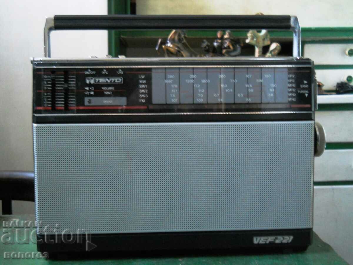 Portable radio receiver "VEF - 221" - USSR