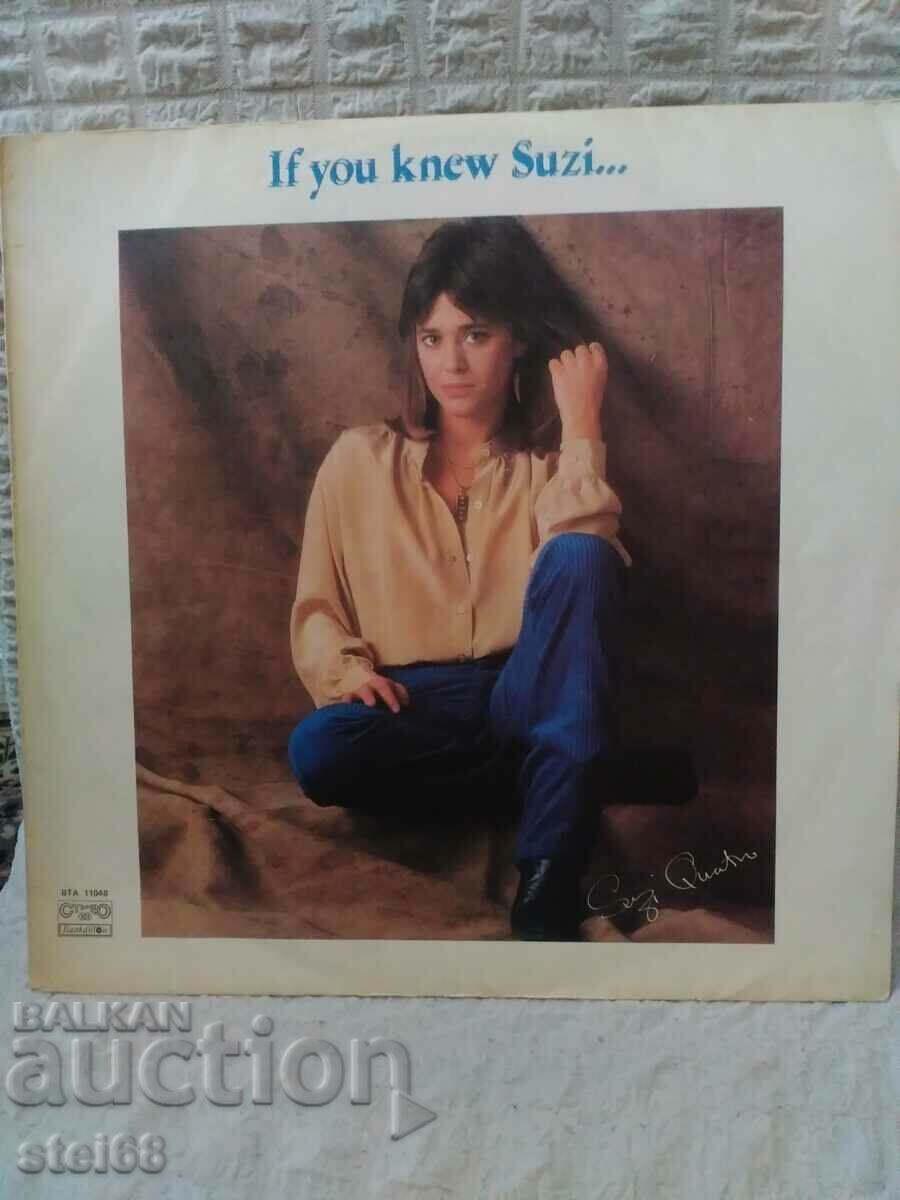 Gramophone Record.-Suzy Quattro