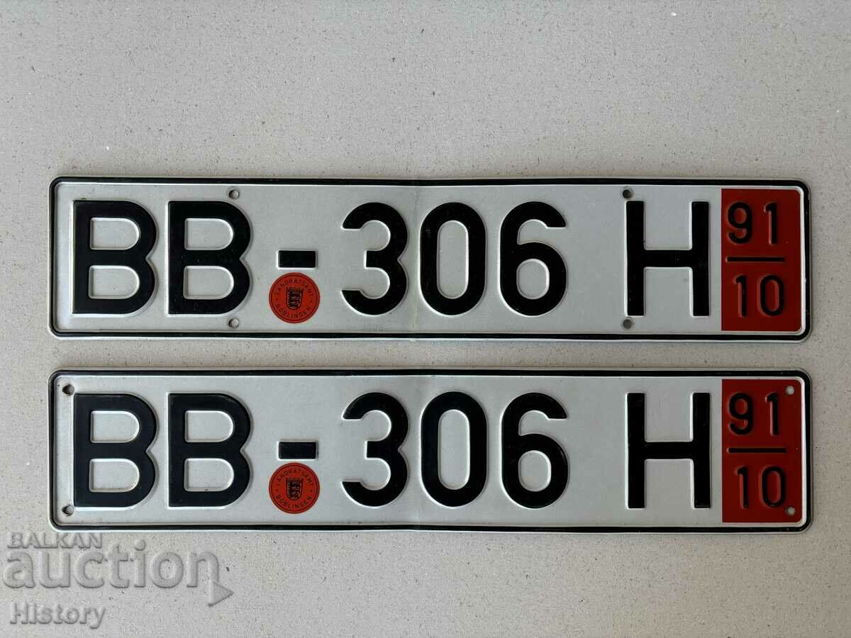 Registration numbers