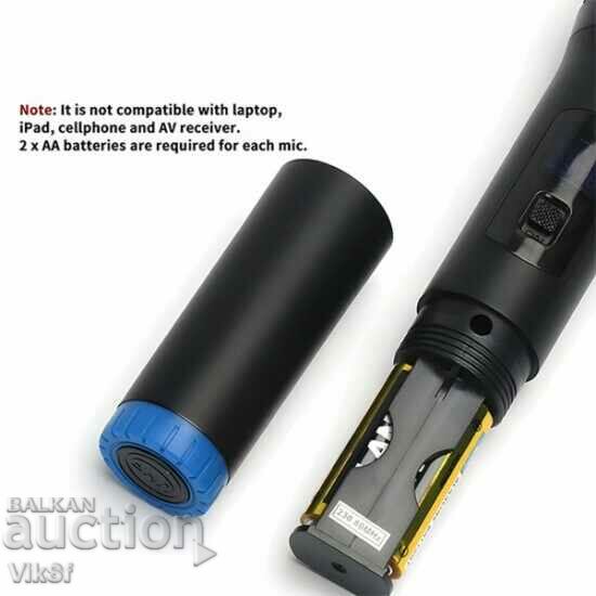 Pereche de microfoane wireless WG-22, 2, transmitator, receptor - 5