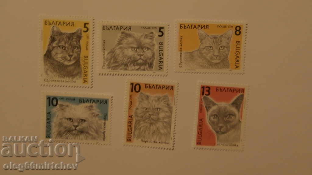 Bulgaria 1989. CATS BK№3825/30 clean