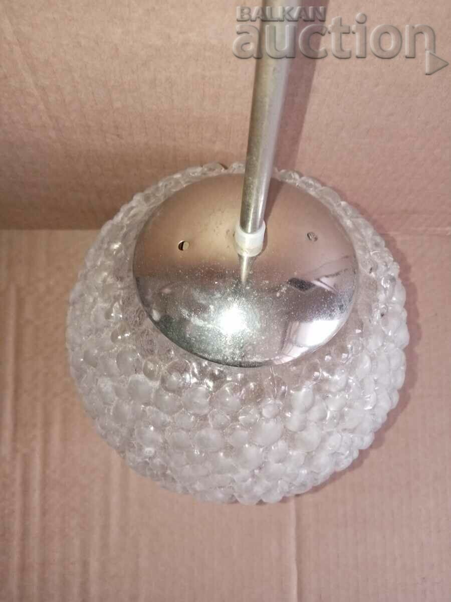 Delivery of retro vintage lamp shade 60s 70s working good