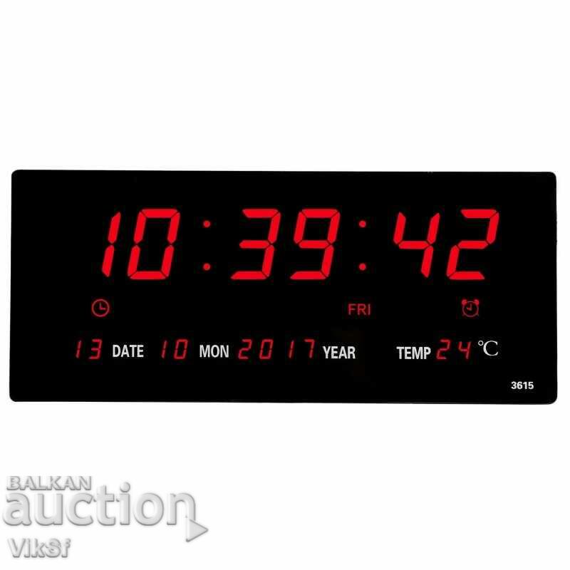 Large LED electronic wall clock JH 3615