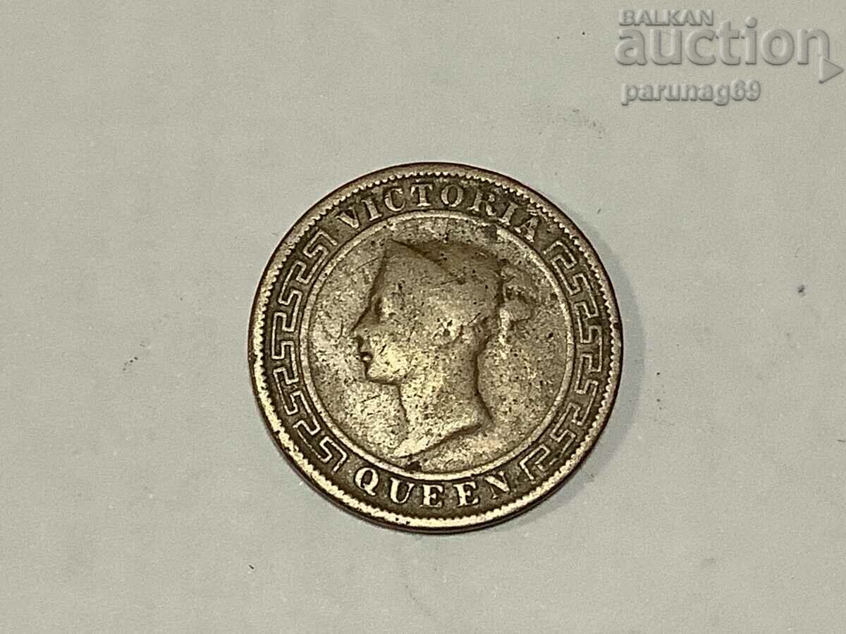 Ceylon 1 cent 1870