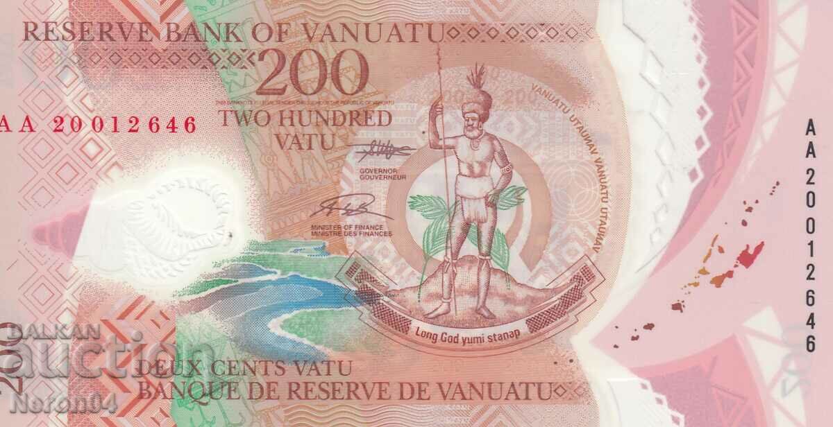 200 vatu 2020, Vanuatu