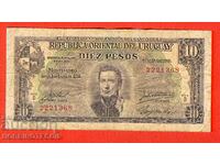 URUGUAY URUGUAY 10 Peso issue - issue 1939 - 2