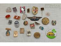 MISCELLANEOUS BADGES LOT OF 25 PCS