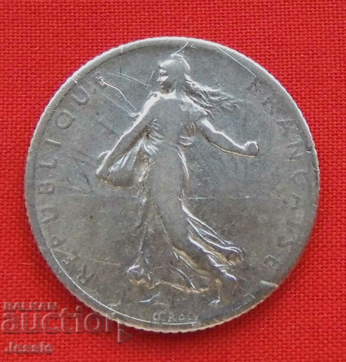 1 франк 1916  Франция сребро с цена € 12.50 | 24.45 лв.