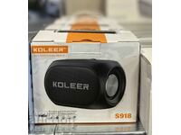 Difuzor Bluetooth wireless Koleer S918 FM/TF/USB/BT