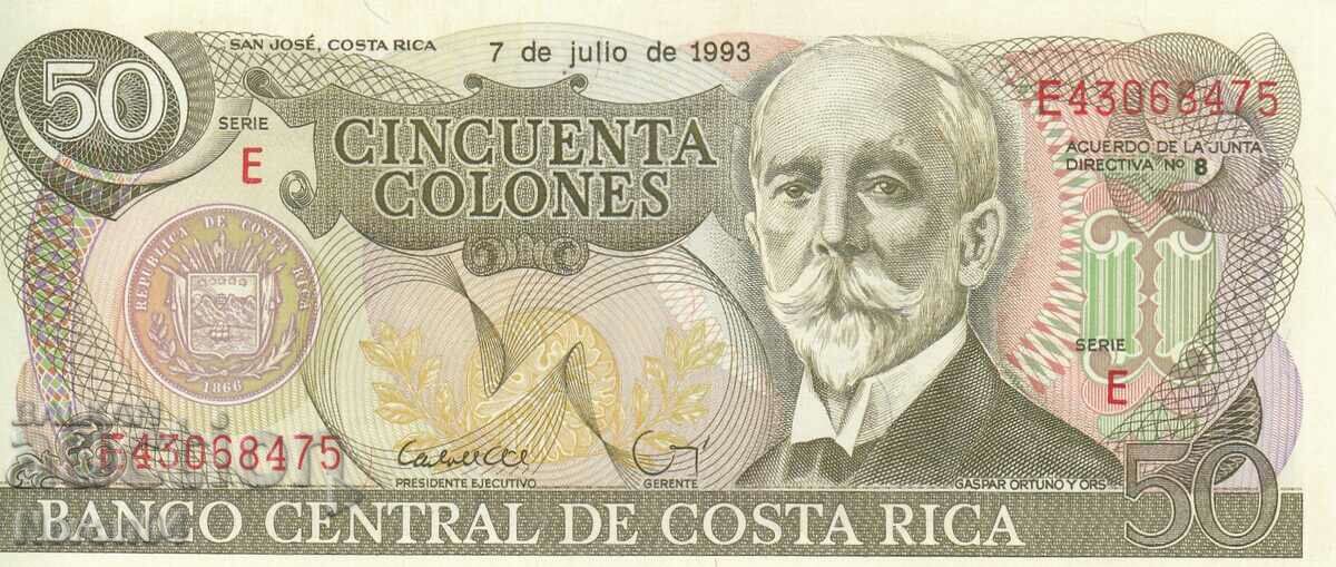 50 column 1993, Costa Rica