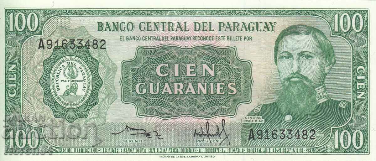 100 Guarani 1958, Paraguay