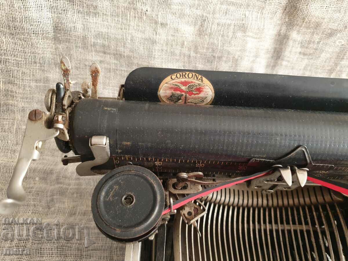 Auction Vintage folding compact typewriter-CORONA Auction Vintage folding compact typewriter-CORONA