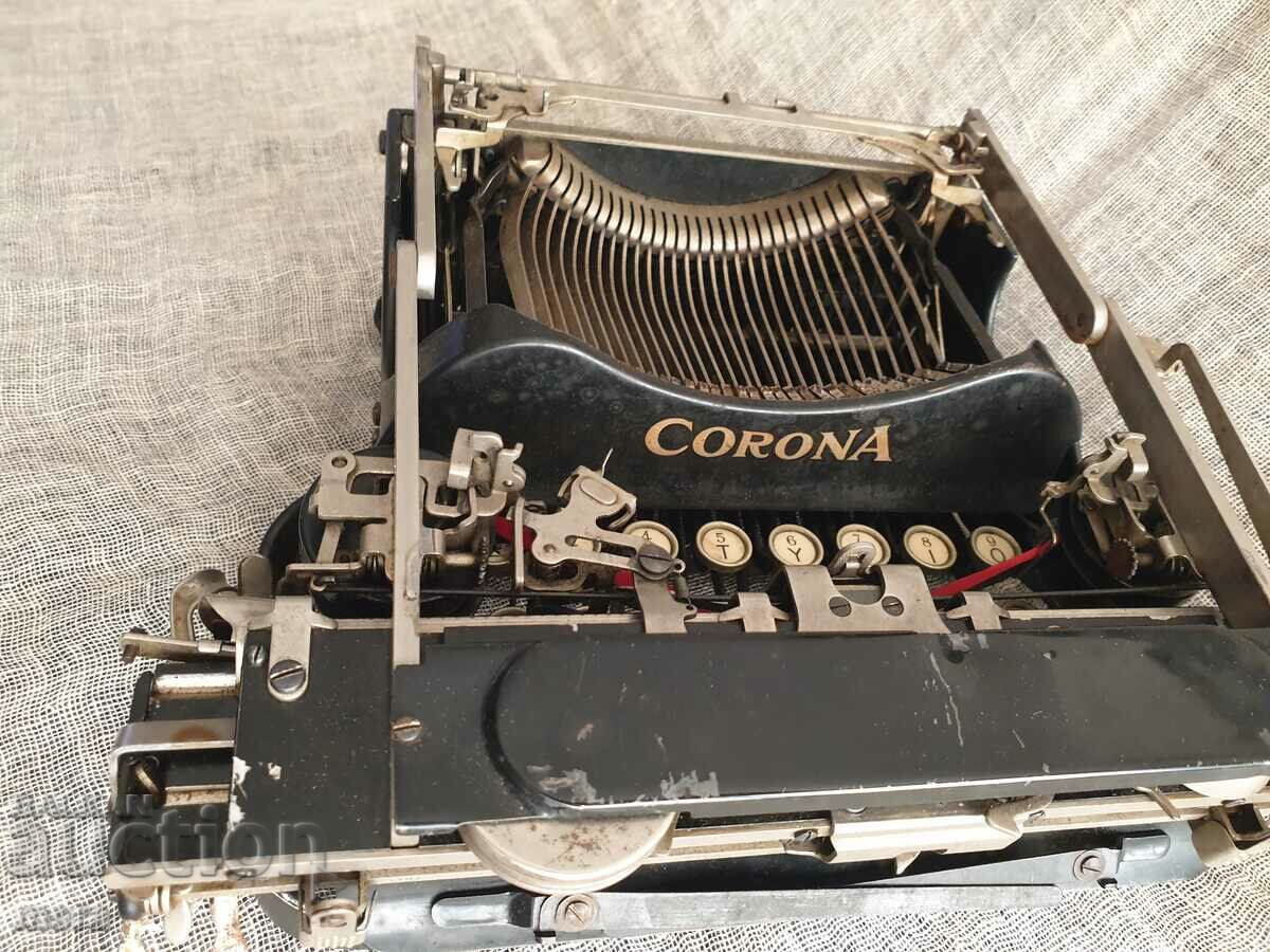 Vintage folding compact typewriter-CORONA - 6 Vintage folding compact typewriter-CORONA - 6