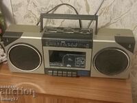 Antique radio cassette player