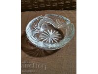 Ashtray. Lead crystal