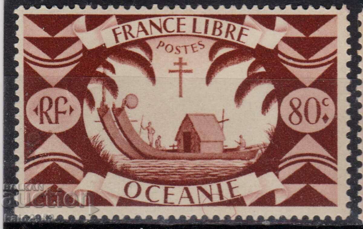 French Oceania-1942-2nd WW-of "Free France", MLH