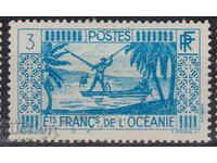 Oceania Franceză-1934-Regular-Harpoon Fishing, MLH