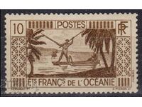 French Oceania-1934-Regular-Harpoon Fishing,MLH