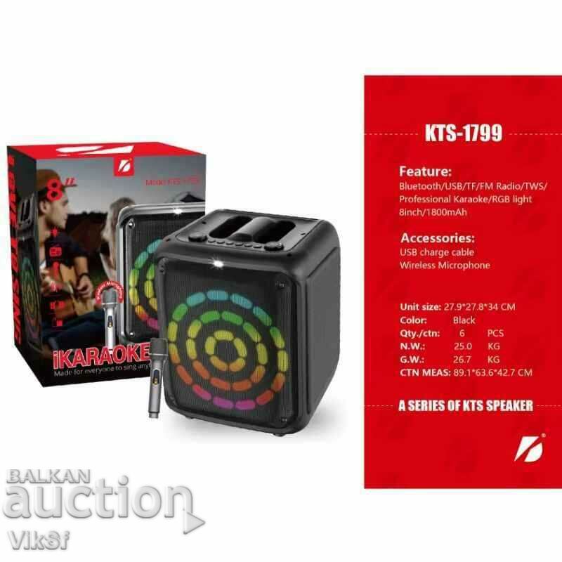 Difuzor karaoke KTS-1799 cu preț 90.00 BGN | € 46.02