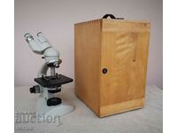 Old Polish Microscope from 1974