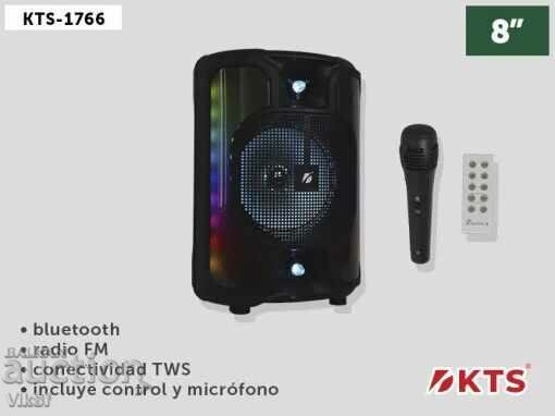 Karaoke speaker with Bluetooth KTS-1766 8'' and microphone - 5 Karaoke speaker with Bluetooth KTS-1766 8'' and microphone - 5
