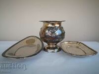 Lot of Old Silver Plated Dishes