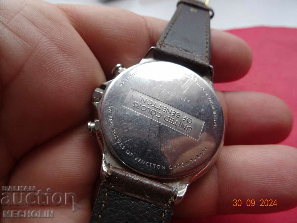 UNITED COLORS OF BENETTON QUARTZ CHRONOGRAPH - 6 UNITED COLORS OF BENETTON QUARTZ CHRONOGRAPH - 6