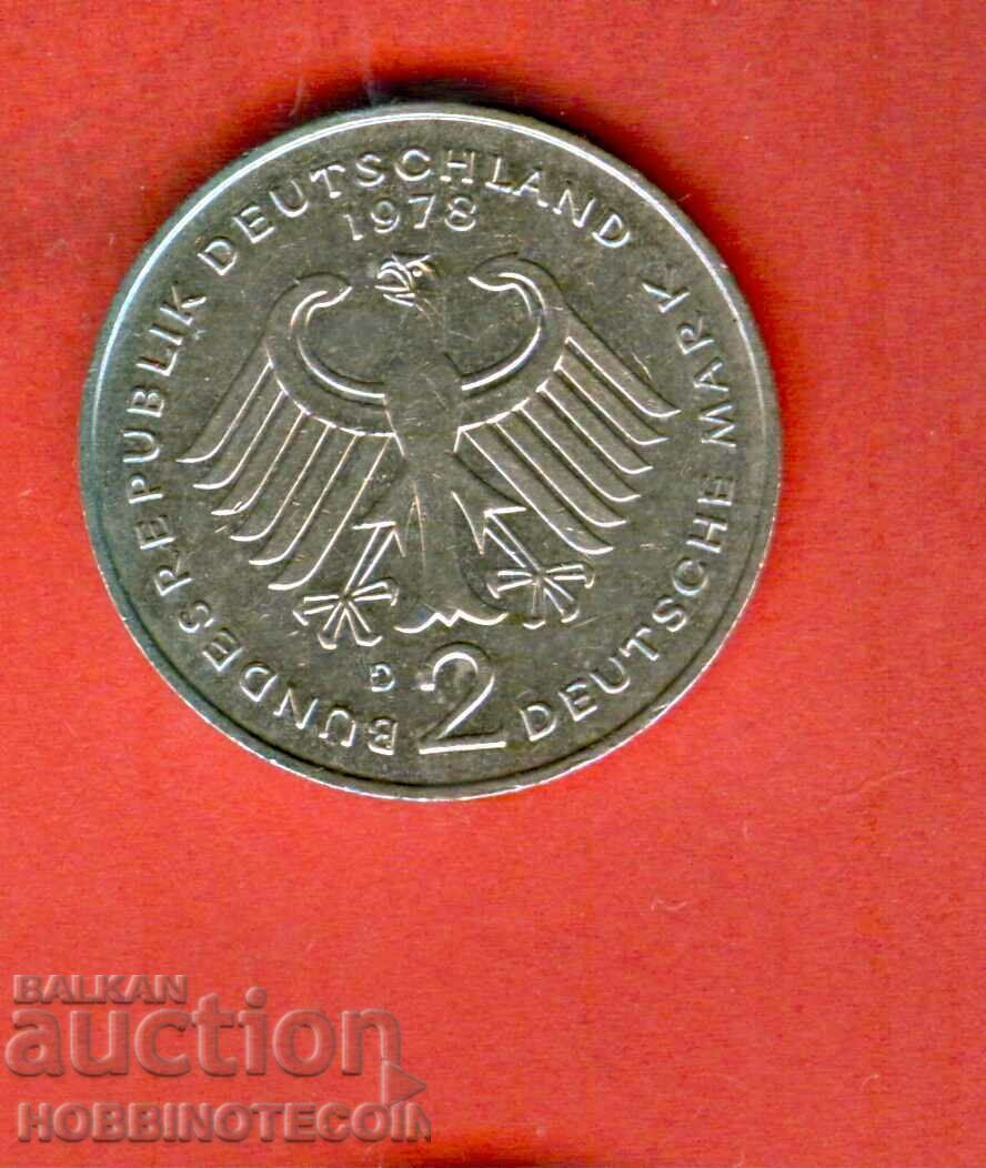 GERMANIA GERMANIA 2 Emisiune de timbre - emisiune 1978 D 1949 1969 BU