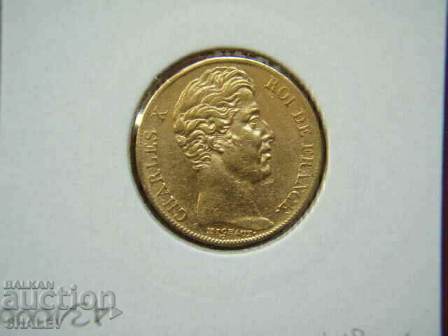 20 Francs 1830 A France (20 франка Франция) /1/ - AU (злато) - 7
